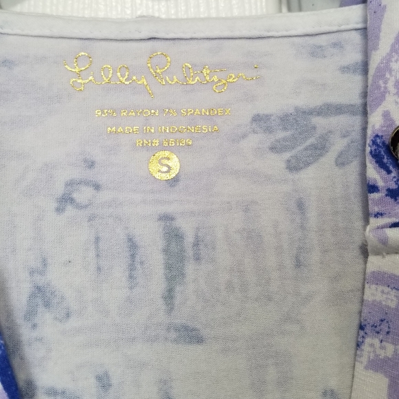 Lilly Pulitzer UPF 50 Ryile Cover Up Hoodied Dress - Picture 5 of 16